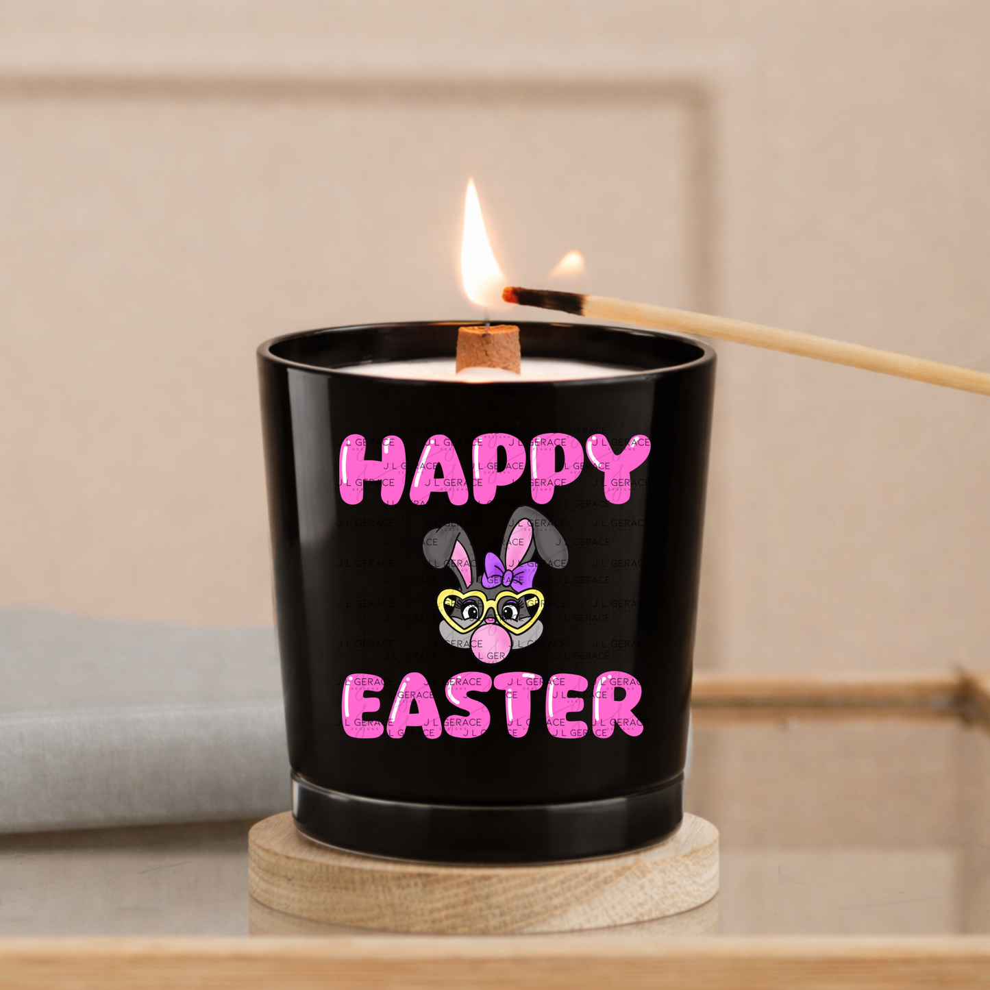 Happy Easter Bunny Glasses Bubblegum Clipart Sublimation PNG