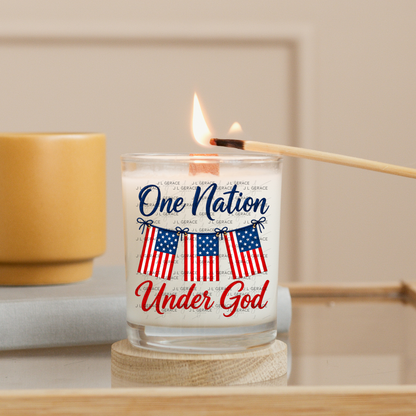 One Nation Under God Patriotic PNG Design