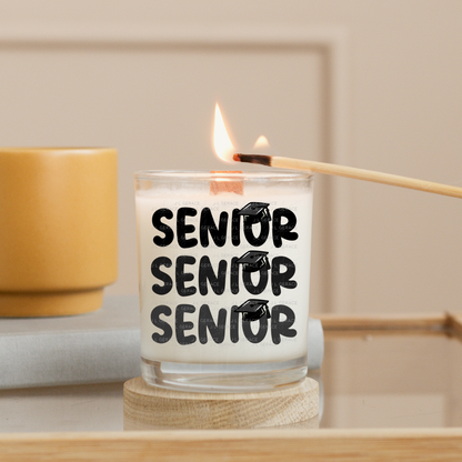 Senior PNG – Black Graduation Cap Lettering Design