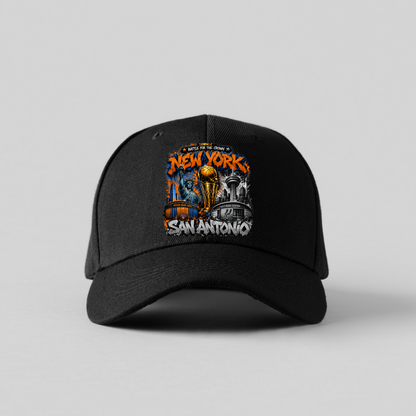 Graffiti New York vs San Antonio Basketball Finals PNG Design