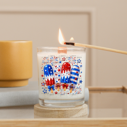 Patriotic Popsicles Fireworks PNG Design