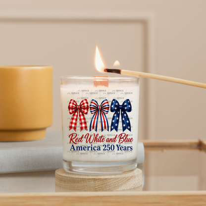 Red White and Blue America 250 Years PNG Design