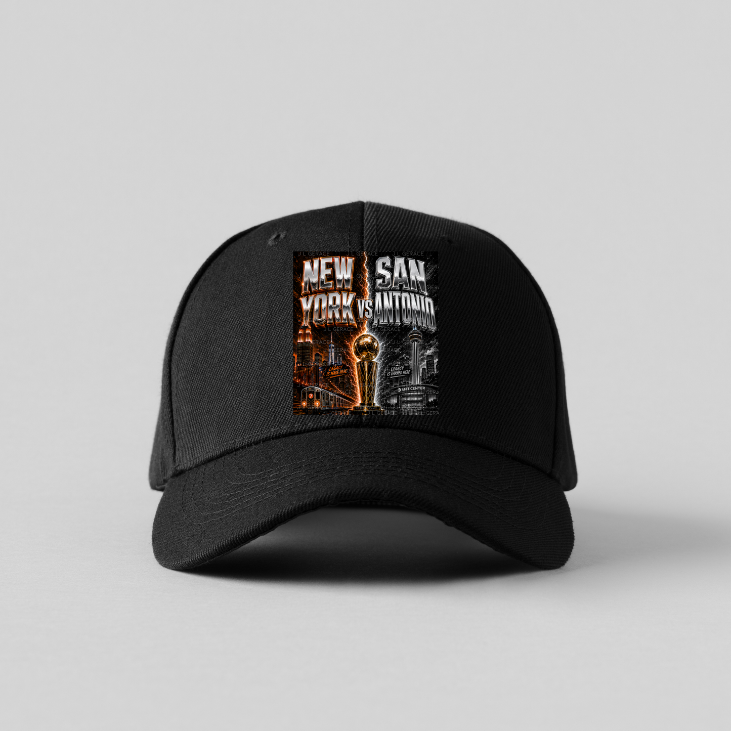 Chrome New York vs San Antonio Basketball Finals PNG Design