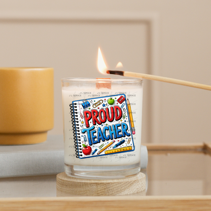 Bold Proud Teacher School Supplies PNG Digital Download