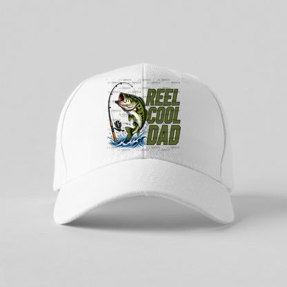 Reel Cool Dad PNG – Bass Fishing Sublimation Design