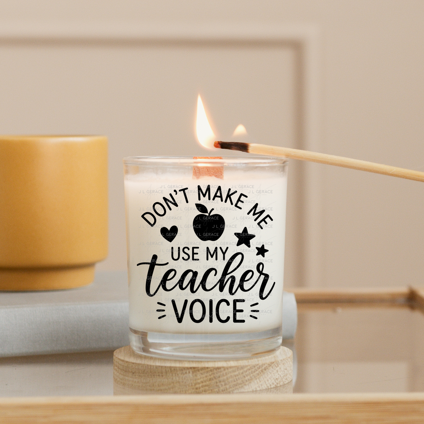 Don't Make Me Use My Teacher Voice PNG (2 Colors)