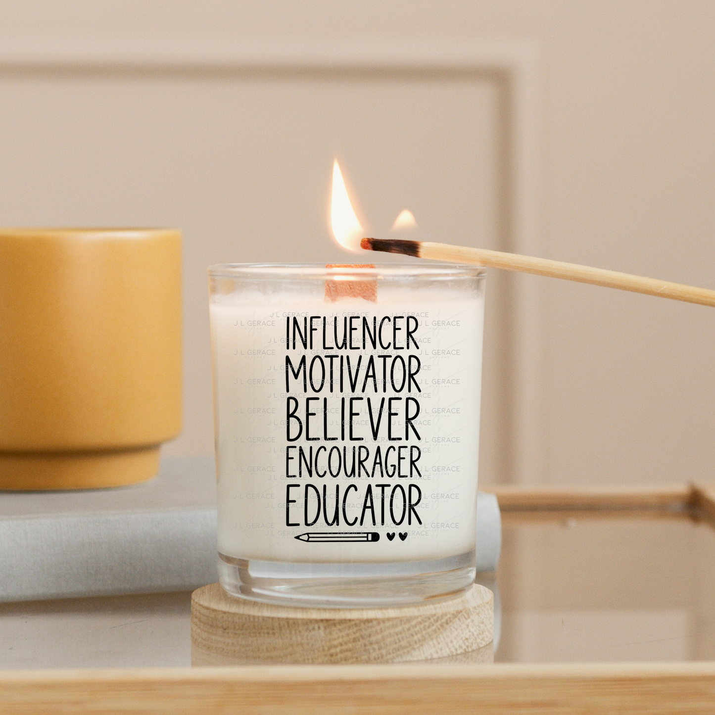 Influencer Motivator Believer Educator Teacher PNG (2 Colors)