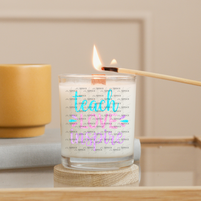 Teach Love Inspire Teacher Color PNG