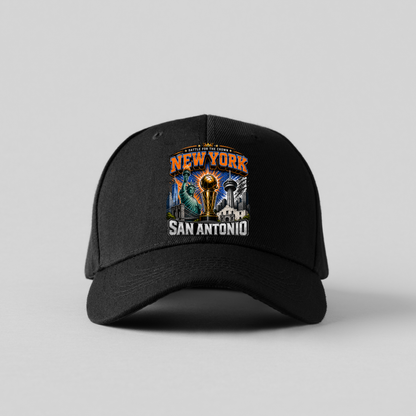 New York San Antonio Championship Trophy Basketball PNG Design