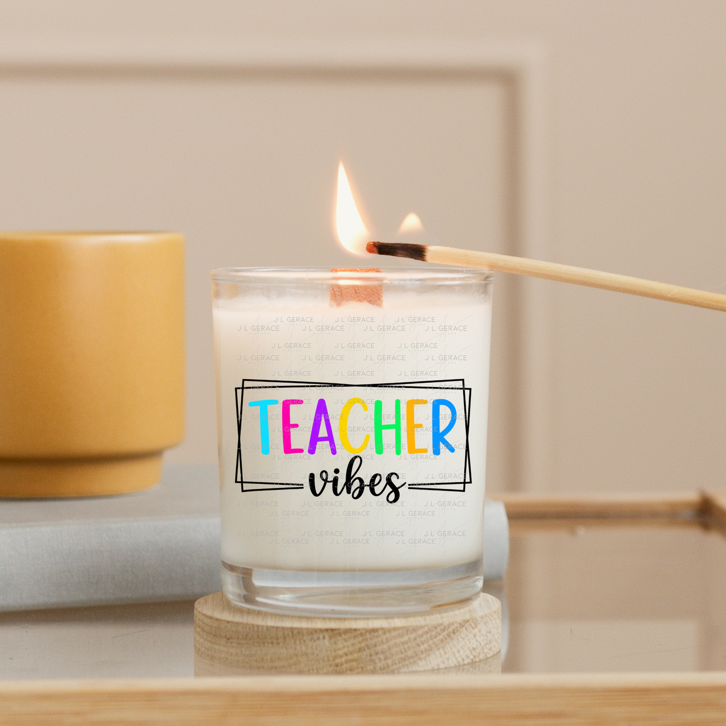 Teacher Vibes PNG Digital Download (4 Colors)