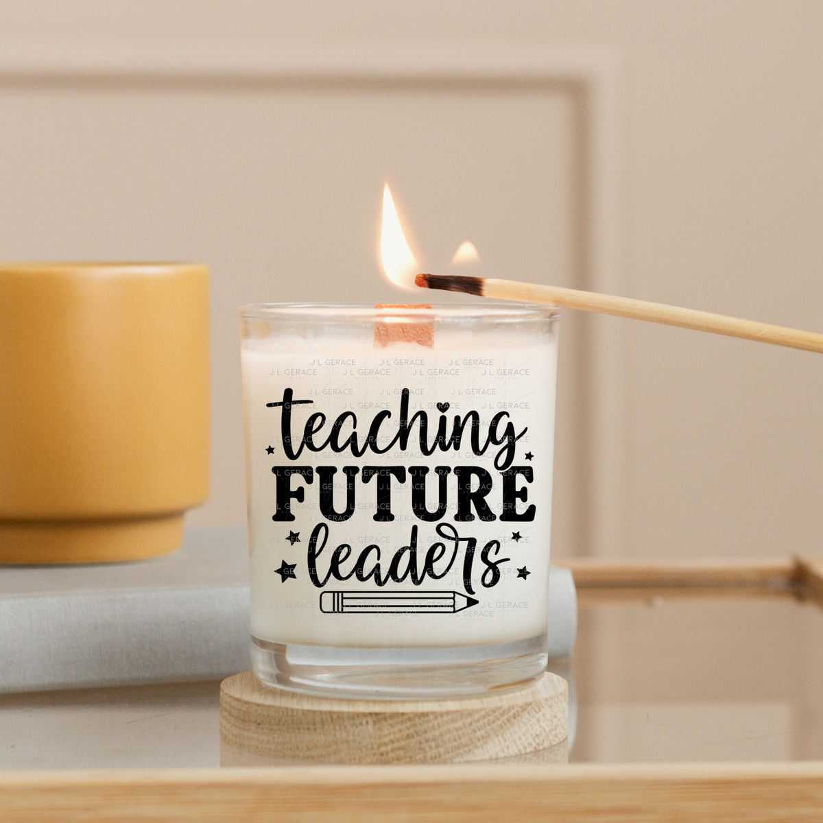 Teaching Future Leaders Teacher PNG (2 Colors)