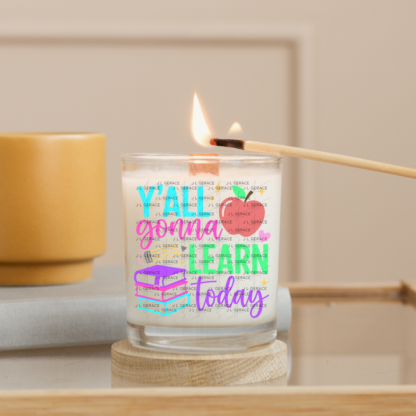 Y'all Gonna Learn Today Teacher Colorful PNG Digital Download