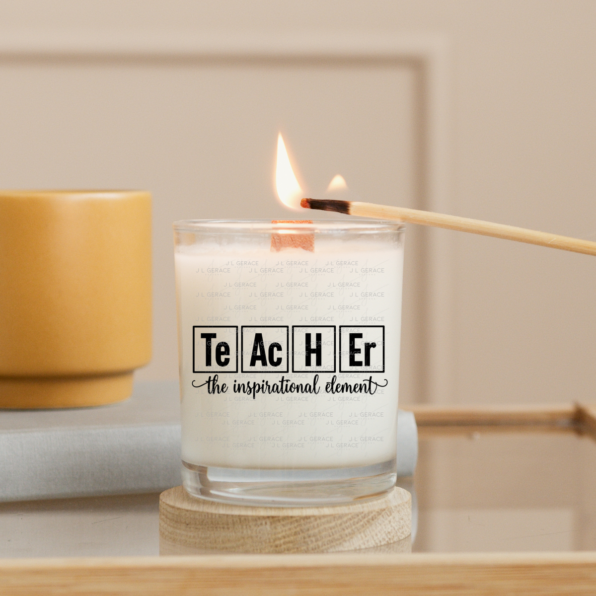 Teacher The Inspirational Element PNG (2 Colors)
