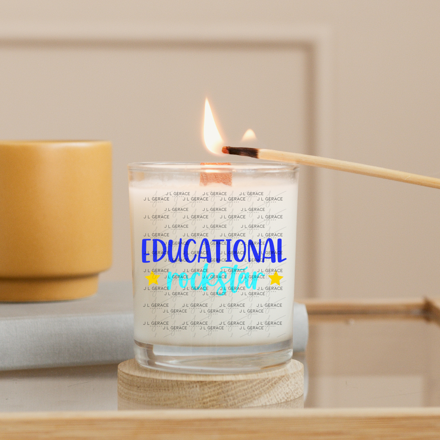 Educational Rockstar Teacher - Blue And Teal PNG Digital Download