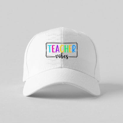 Teacher Vibes - Colorful PNG Digital Download (2 Colors)