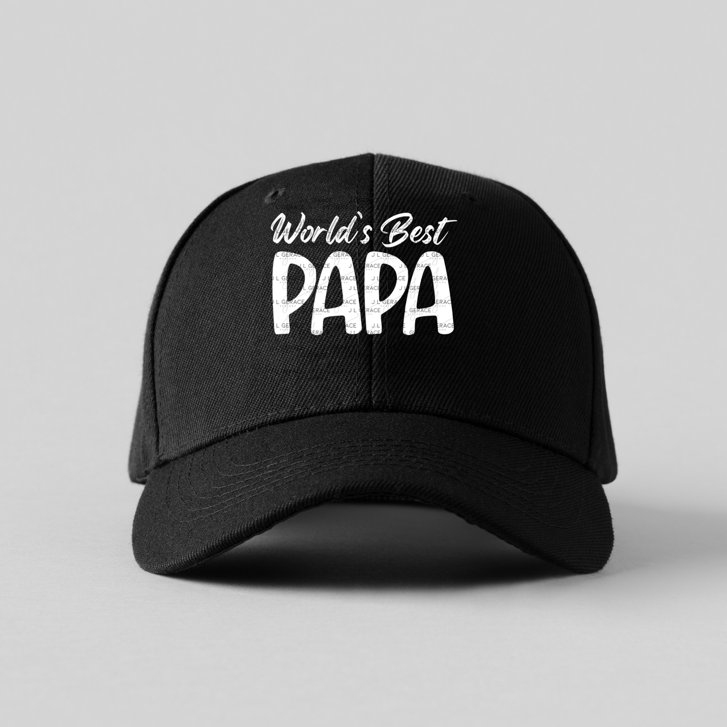 World’s Best Papa PNG – Minimalist Typography Quote Design