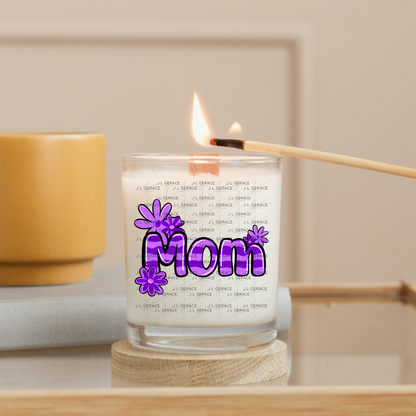Mom Daisy Floral Purple PNG Design