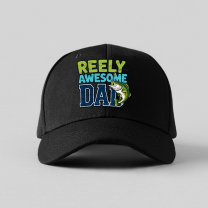 Reely Awesome Dad PNG – Bass Fishing Sublimation Design