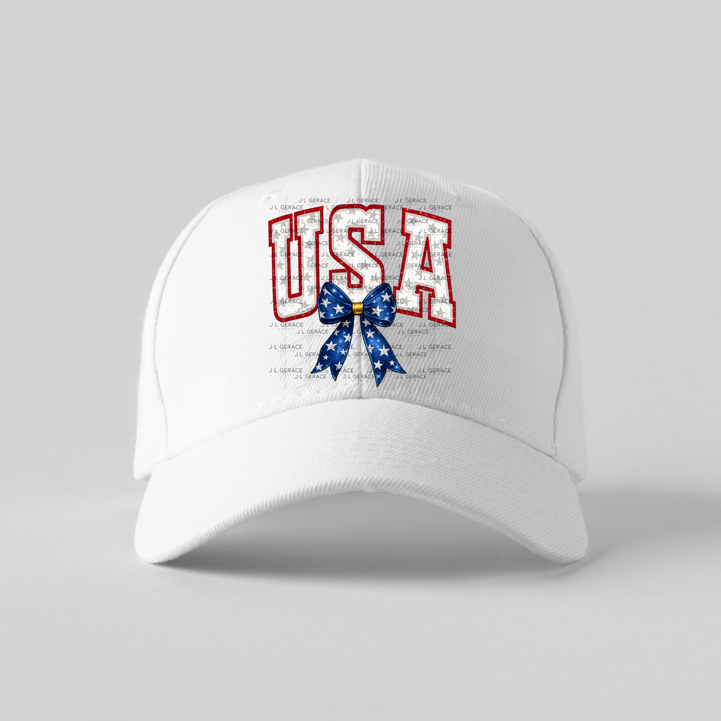 USA Bow Patriotic PNG Design