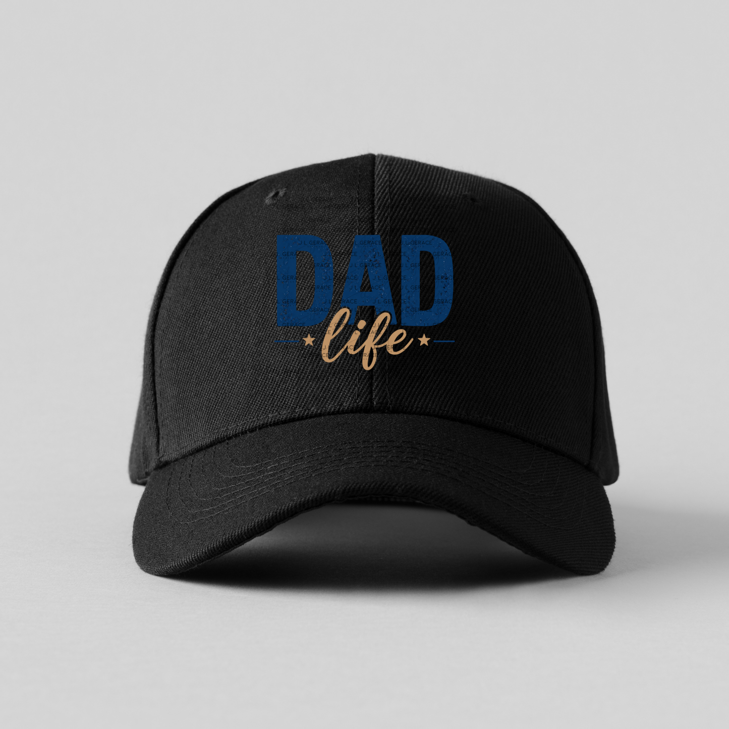 Dad Life PNG – Blue Vintage Typography Sublimation Design