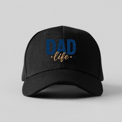 Dad Life PNG – Blue Vintage Typography Sublimation Design