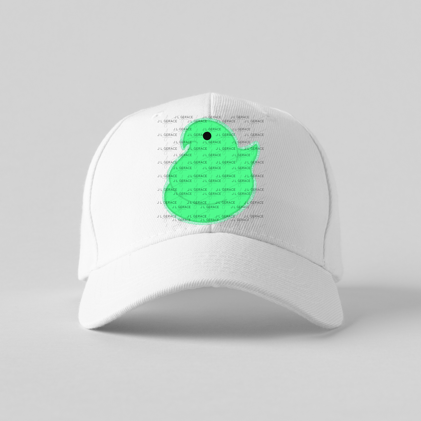 Green Glitter Easter Peep Chick Clipart Sublimation PNG