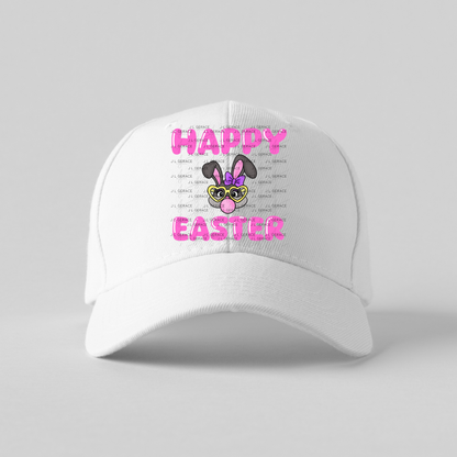 Happy Easter Bunny Glasses Bubblegum Clipart Sublimation PNG