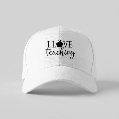 I Love Teaching Apple Teacher Colorful PNG (2 Colors)