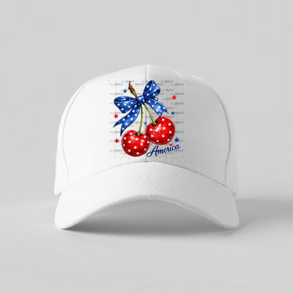 America Cherries Star Bow PNG