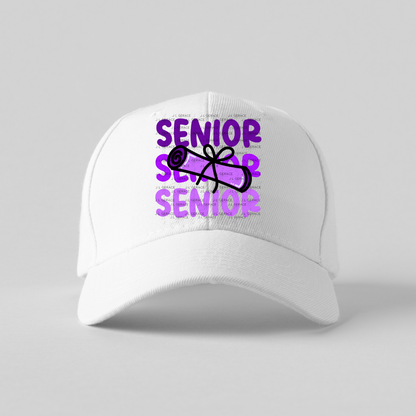 Senior PNG – Purple Diploma Graduation Lettering Design