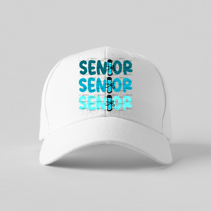 Senior PNG – Teal Diploma Graduation Lettering Design