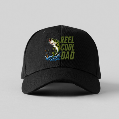 Reel Cool Dad PNG – Bass Fishing Sublimation Design