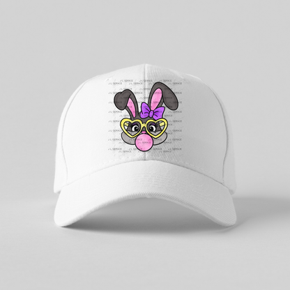 Cute Easter Bunny with Glasses PNG