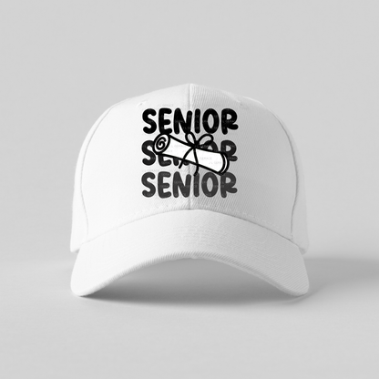 Senior PNG – Black Diploma Graduation Lettering Design
