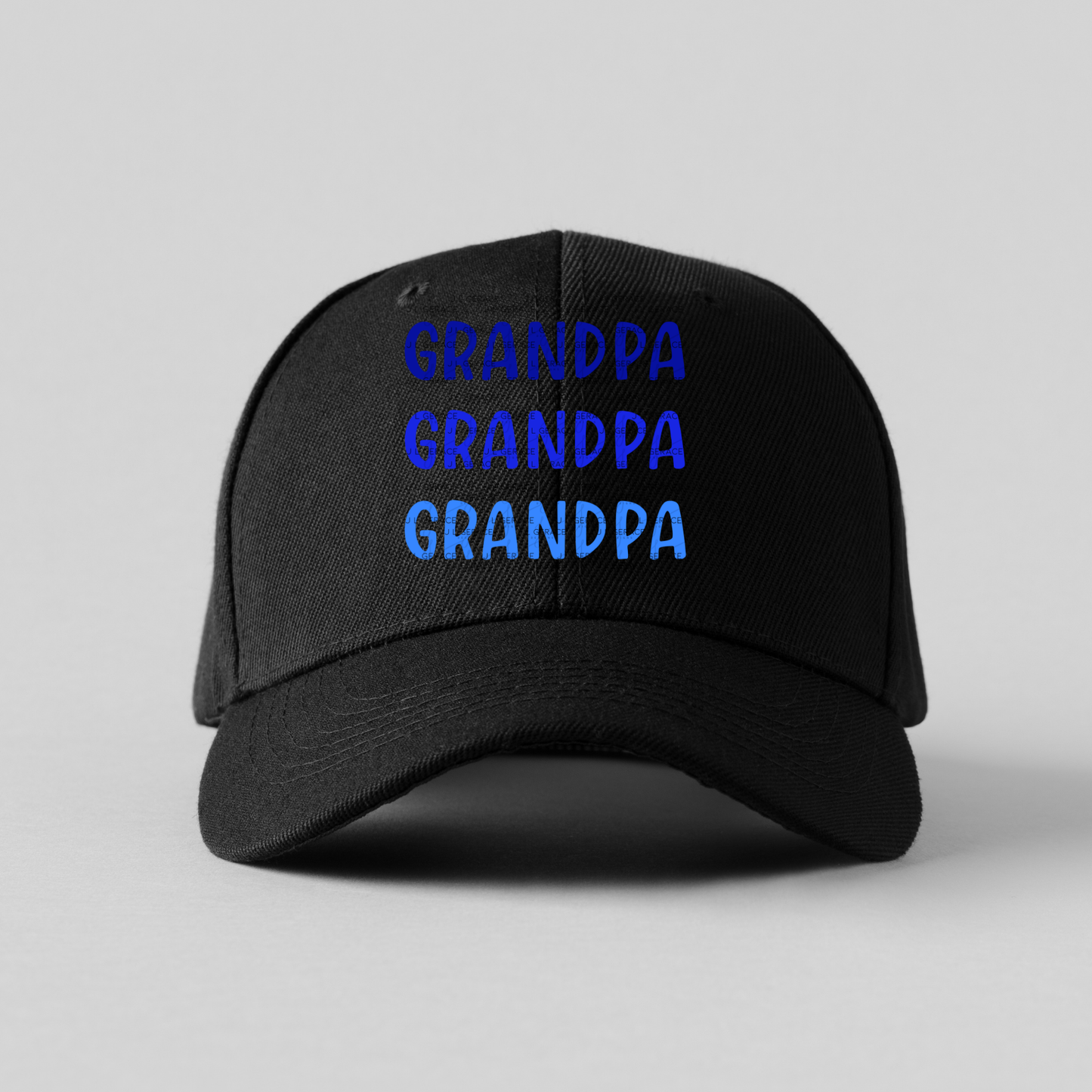 Grandpa PNG – Blue Gradient Typography Sublimation Design
