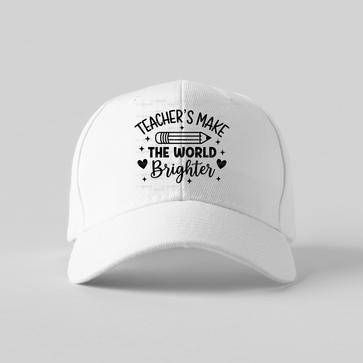 Teacher's Make The World Brighter PNG (2 Colors)
