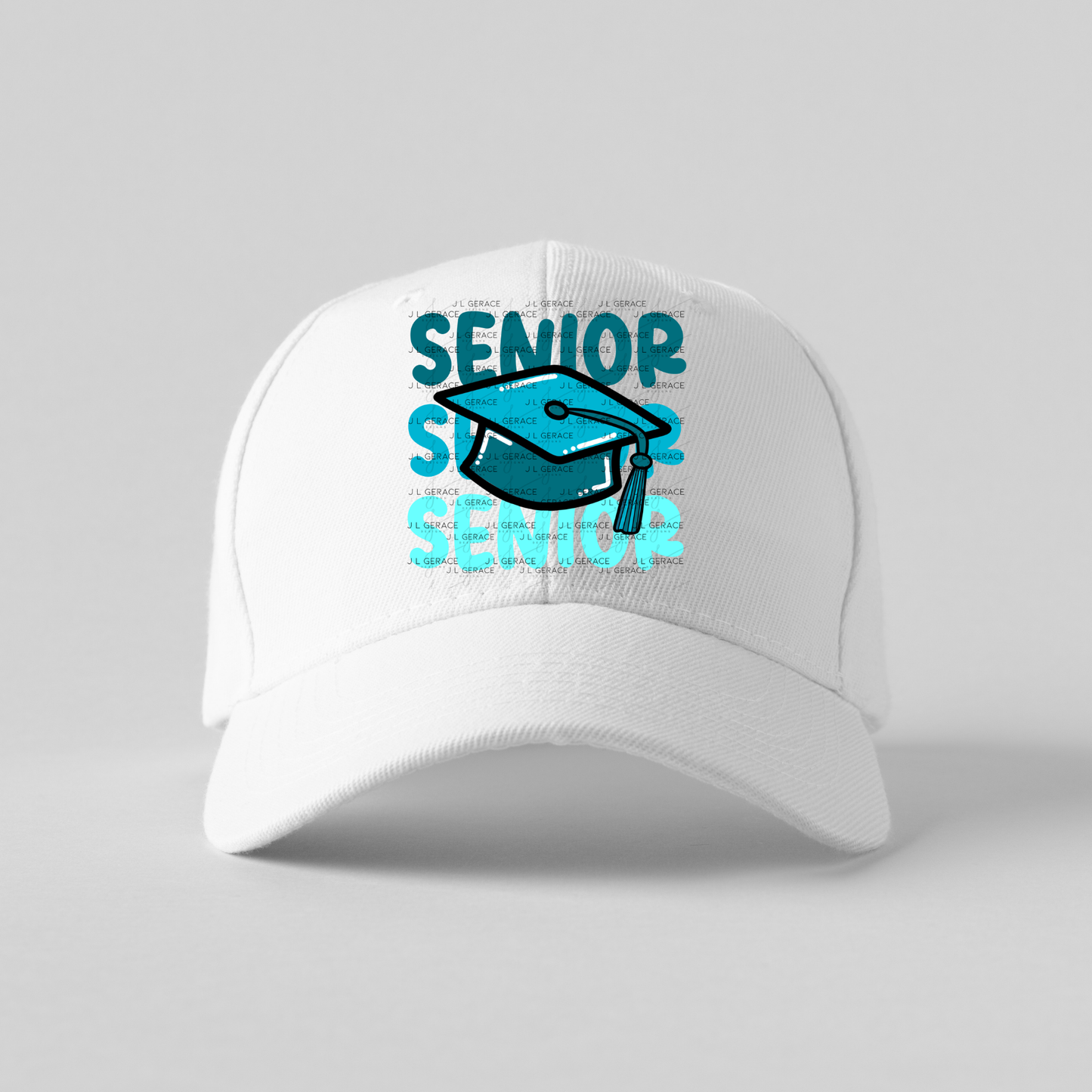 Senior PNG – Teal Graduation Cap Senior Design