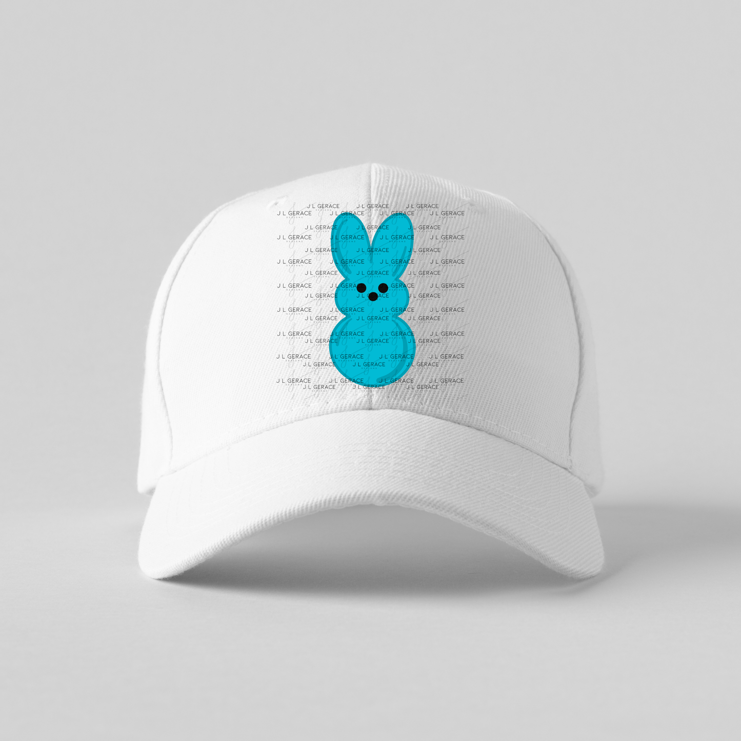 Blue Bunny Peep Easter Clipart Sublimation PNG