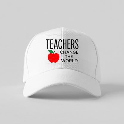 Teachers Change The World Apple PNG Digital Download