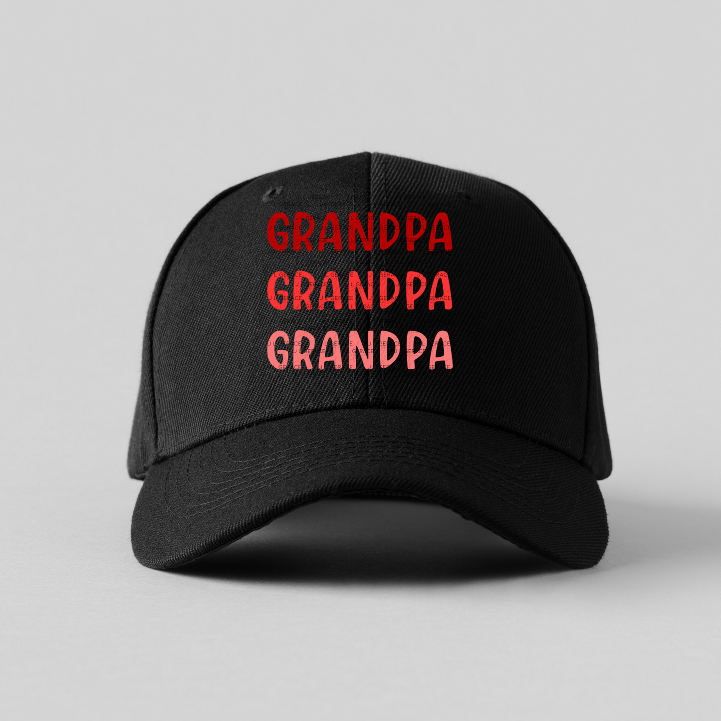 Grandpa PNG – Red Gradient Typography Sublimation Design