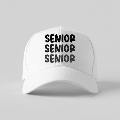 Senior PNG – Bold Black Graduation Lettering Design