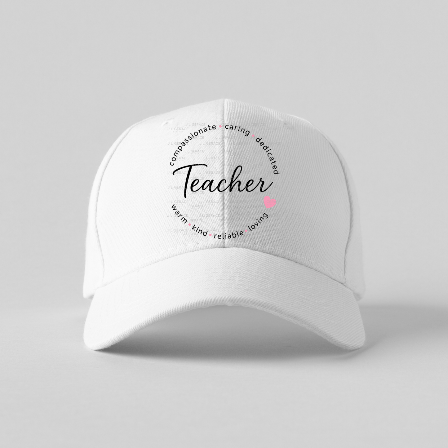 Compassionate Caring Dedicated Teacher PNG Bundle (2 Colors)