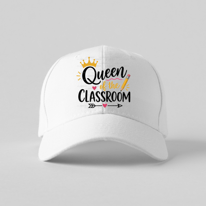 Queen of the Classroom Teacher PNG (2 Colors)