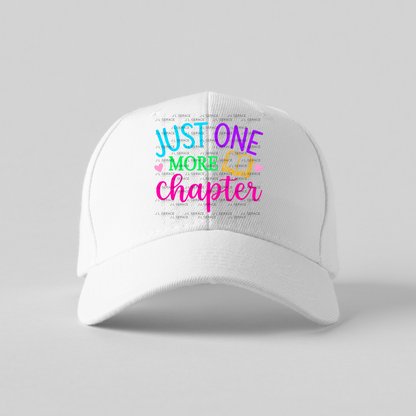 Just One More Chapter Teacher Colorful PNG