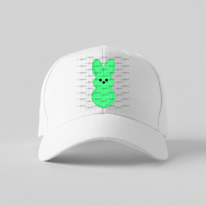 Green Bunny Peep Easter Clipart Sublimation PNG