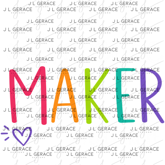 Difference Maker Rainbow Teacherlife PNG  (2 Colors)