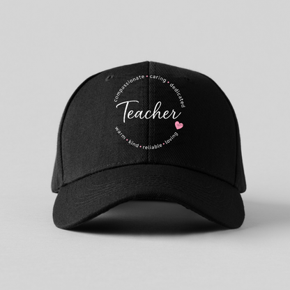 Compassionate Caring Dedicated Teacher PNG Bundle (2 Colors)