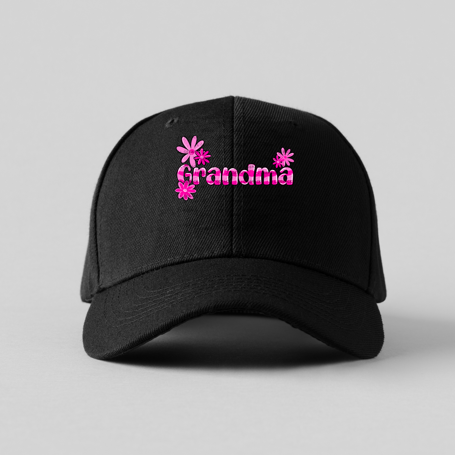 Grandma PNG – Pink Floral Name Sublimation Design