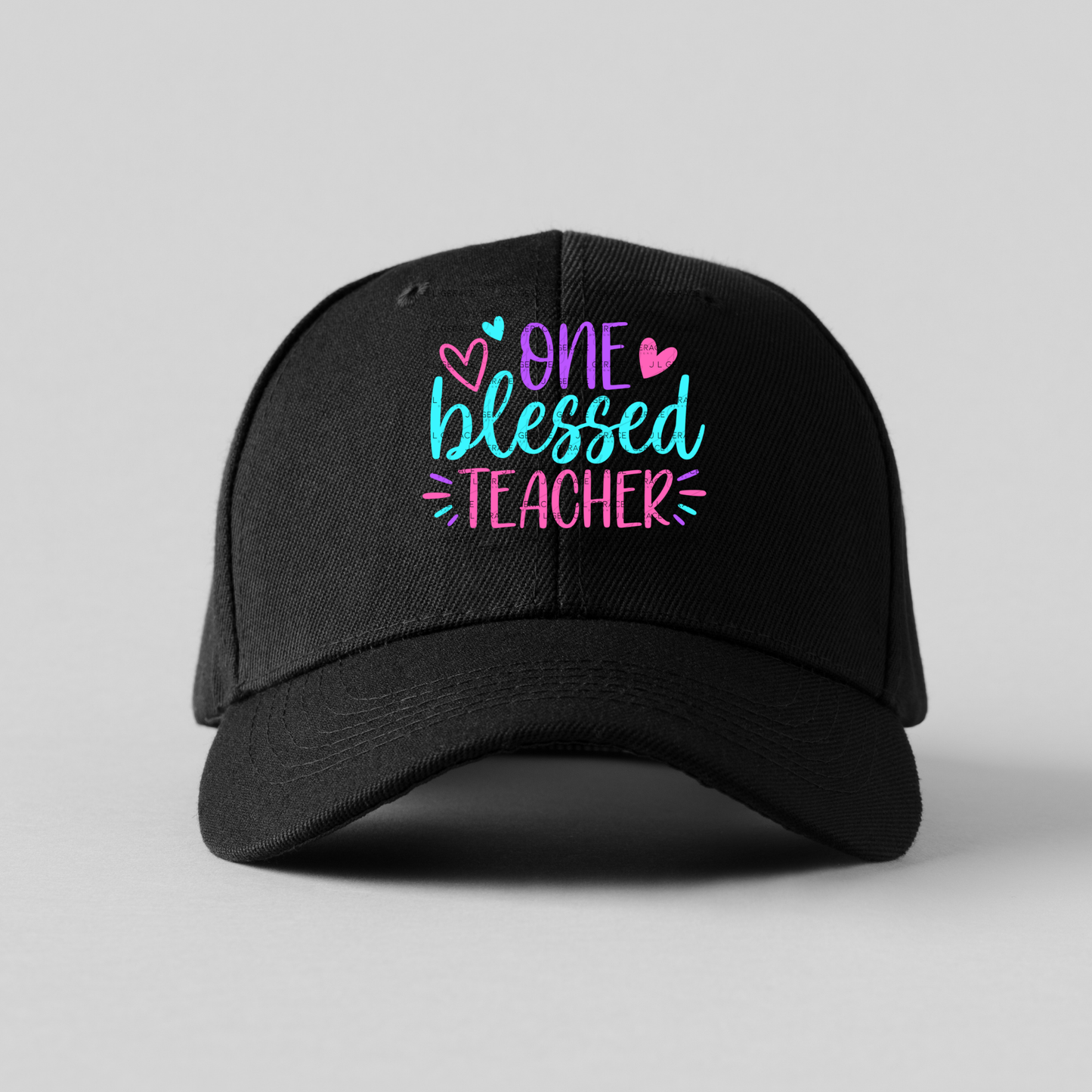 One Blessed Teacher Color PNG