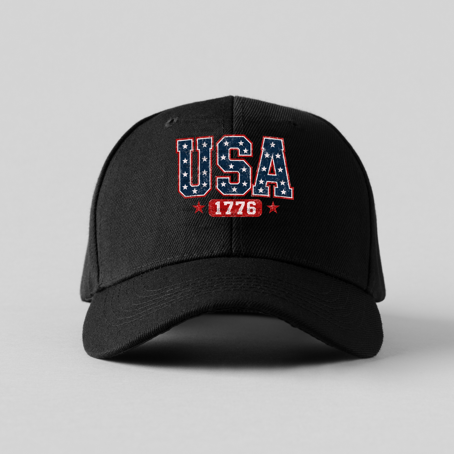 USA 1776 Distressed Patriotic PNG Design